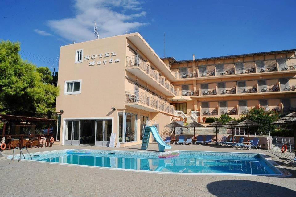 Hotel Magda Agia Marina  Exterior foto